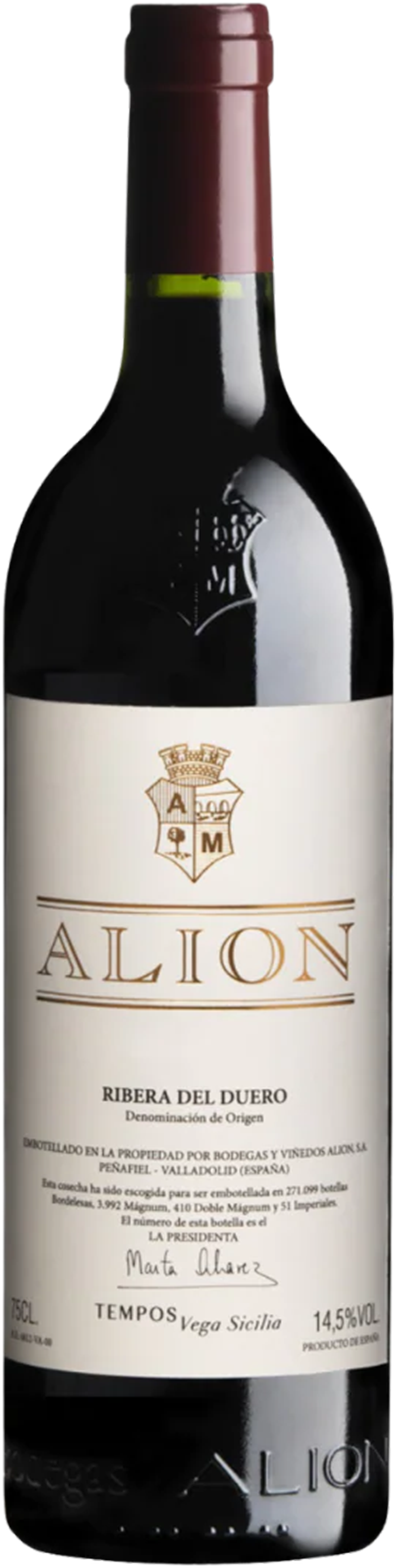 2021 Vega Sicilia 'Alion', Ribera del Duero