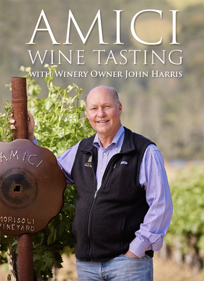 Amici Wine Tasting with Winery Owner John Harris | Thursday, October 23rd 6:00 P.M.