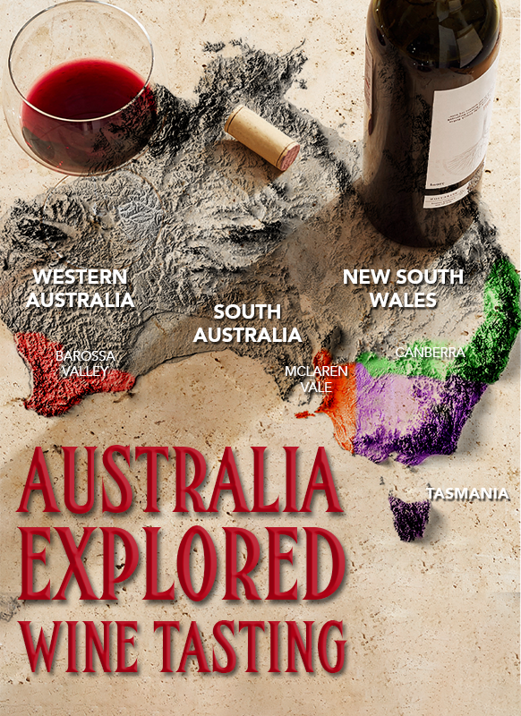 Australia Explored Wine Tasting Nov. 21st | 6:00 PM