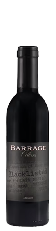 2018 Barrage Cellars Blacklisted Merlot Half Bottle, Washington State