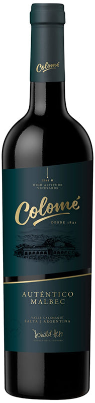 2021 Colome, Autentico Malbec, Salta Argentina