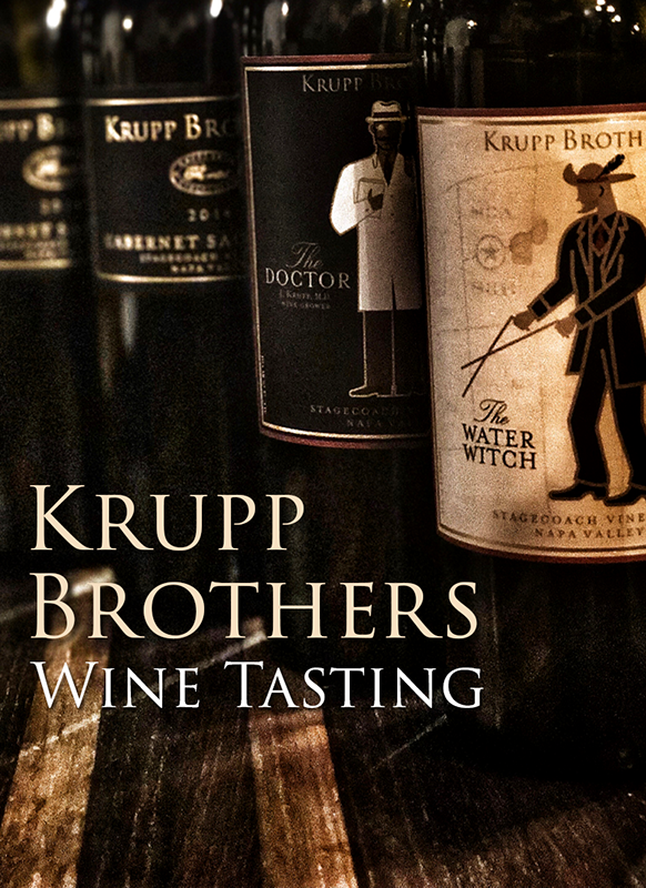 Krupp Brothers Tasting with Sandy Huffine | Tuesday, December 2nd, @ 6:00 P.M.