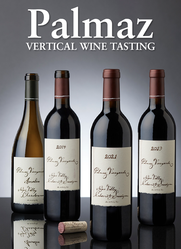 Palmaz Tasting with Regional Sales Director Steven Venegas | Wednesday, October 15th, 6:00 P.M.