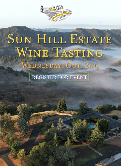 Sun Hill Estate Wine Tasting | Oct. 2nd 6:00 PM