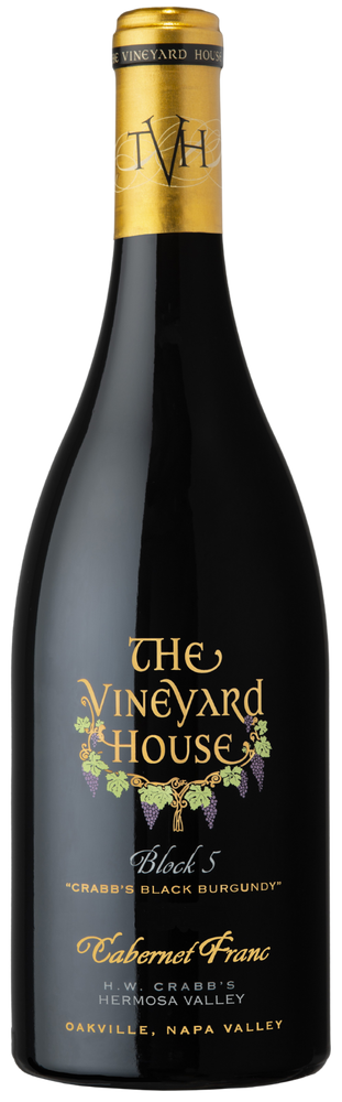 2018 The Vineyard House Estate Cabernet Franc "Block 5", Napa Valley