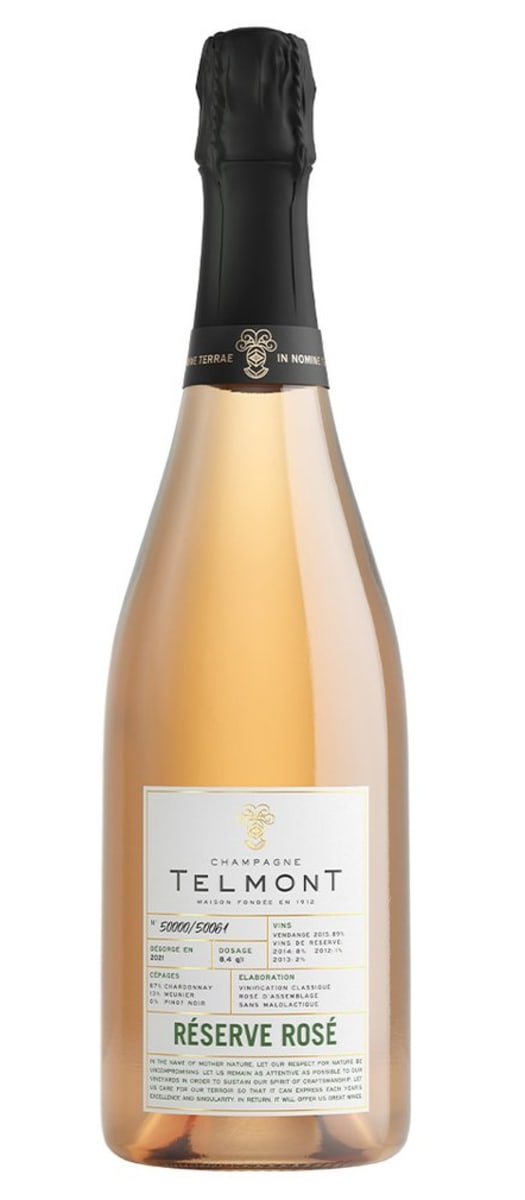 2017 Telmont Rose Reserve, Champagne