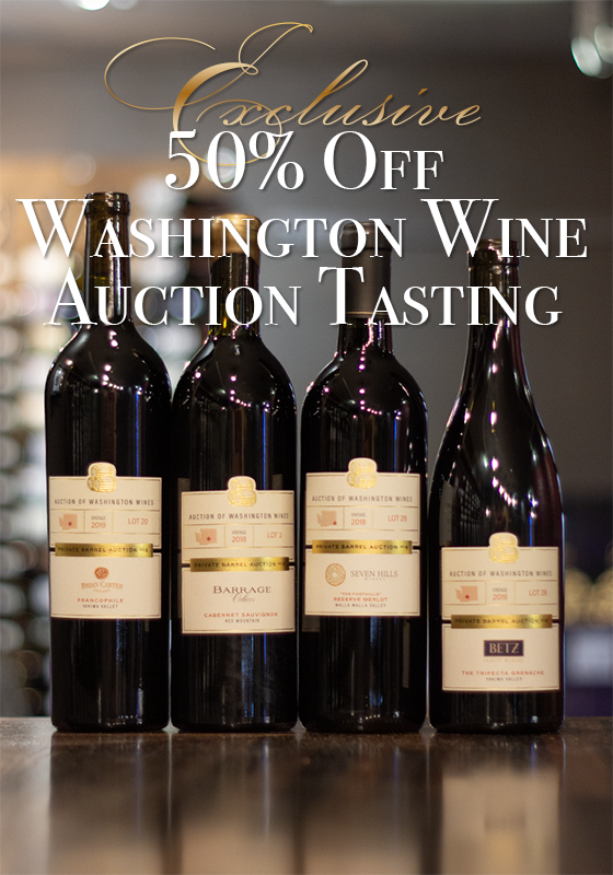 Washington Auction Wine Tasting 2024 | Nov. 16th 6:00 PM